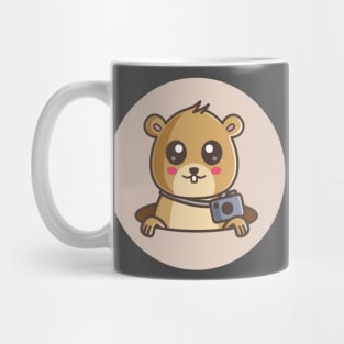 Cute Gopher With A Camera Mug